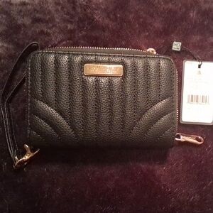 Black Quilted Women's Wallet